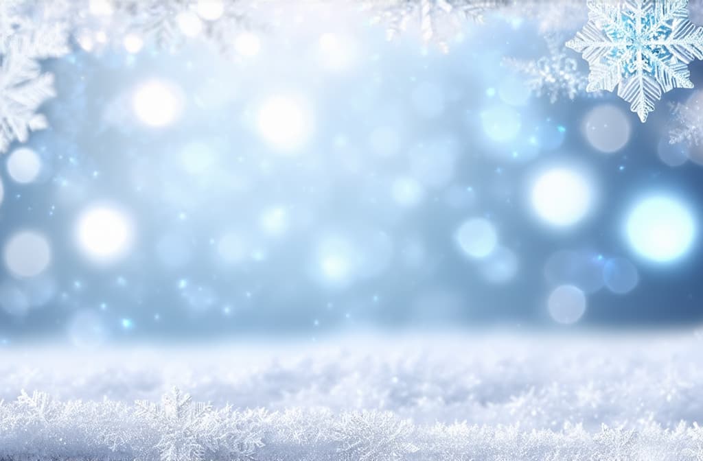  winter background white with snowflakes bokeh and space for text ar 3:2 {prompt}, maximum details