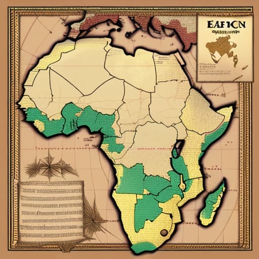  Show Africa map with words ‘AFROGRAIN’ written on it