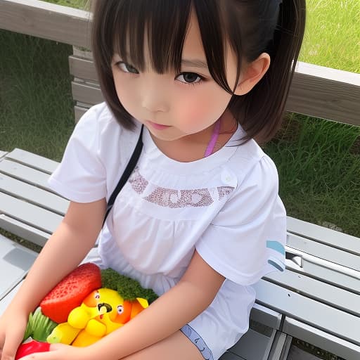  マイクロビキニを着た5歳の女の子の全身像 女の子 かわいい