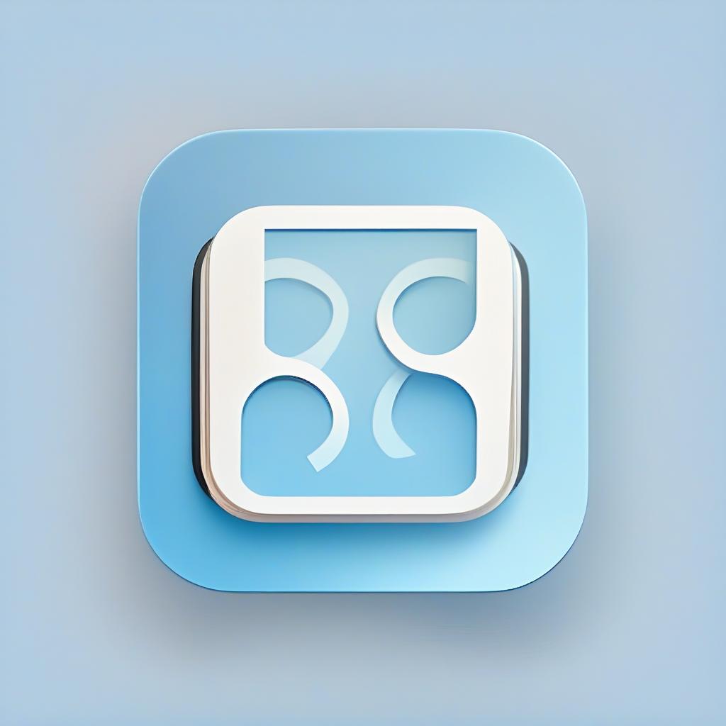  app icon of Screen Sharing icon with the color theme of light blue