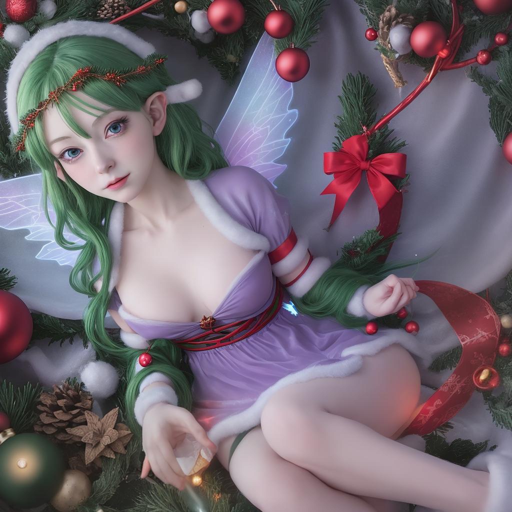  yule fairy anime style 8k