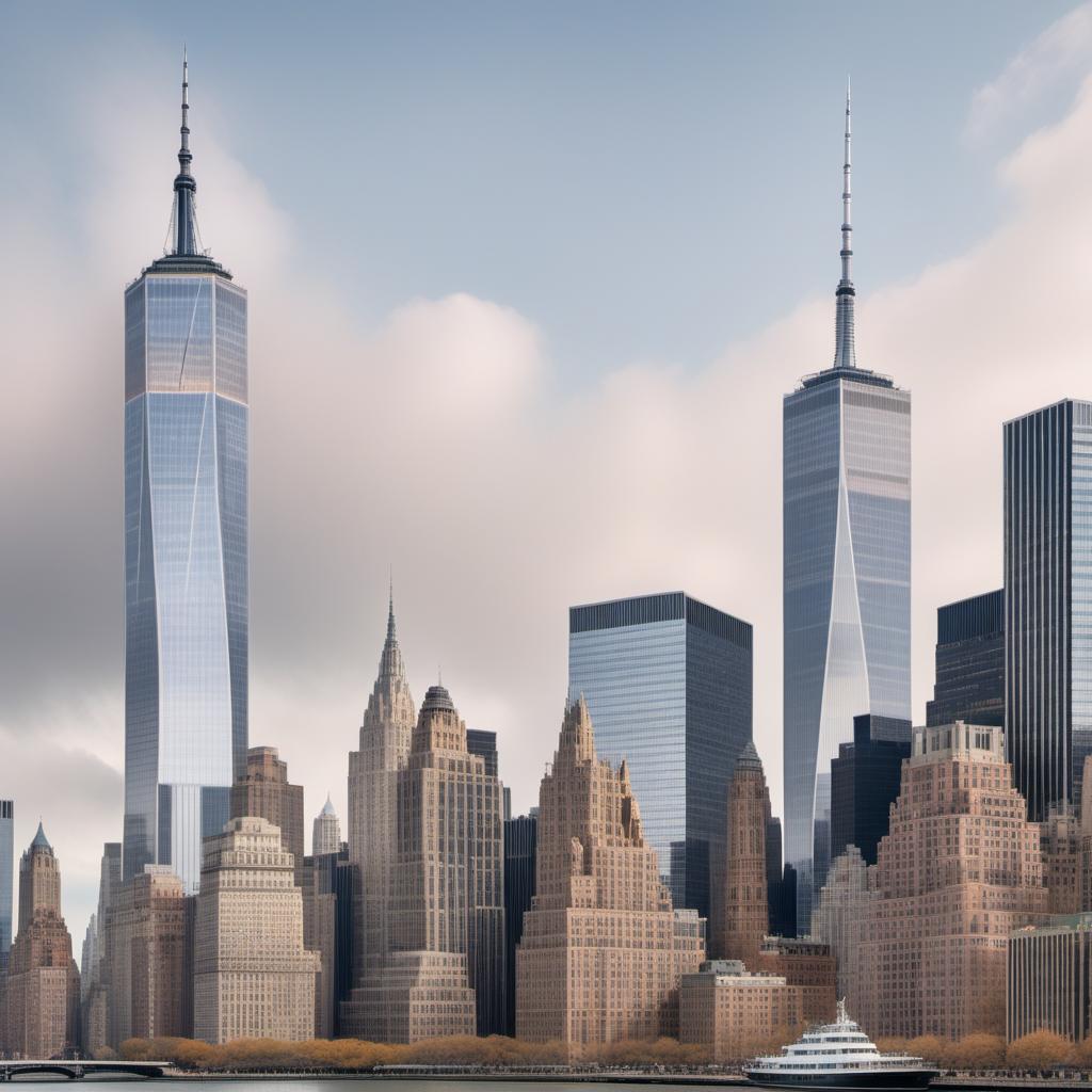  A perfect single, continuous line drawing of the Manhattan skyline including the Twin Towers, minimalistic and recognizable. The entire skyline should be captured in one unbroken line. hyperrealistic, full body, detailed clothing, highly detailed, cinematic lighting, stunningly beautiful, intricate, sharp focus, f/1. 8, 85mm, (centered image composition), (professionally color graded), ((bright soft diffused light)), volumetric fog, trending on instagram, trending on tumblr, HDR 4K, 8K