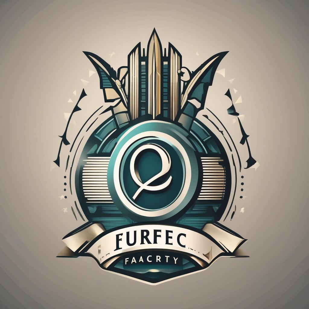  masterpiece, best quality, create a logo by fusing the letters C,A,F which has a meaning of current affairs factory fuse the three letters as a symbol for logo and below that give the name current affairs factory for a logo.