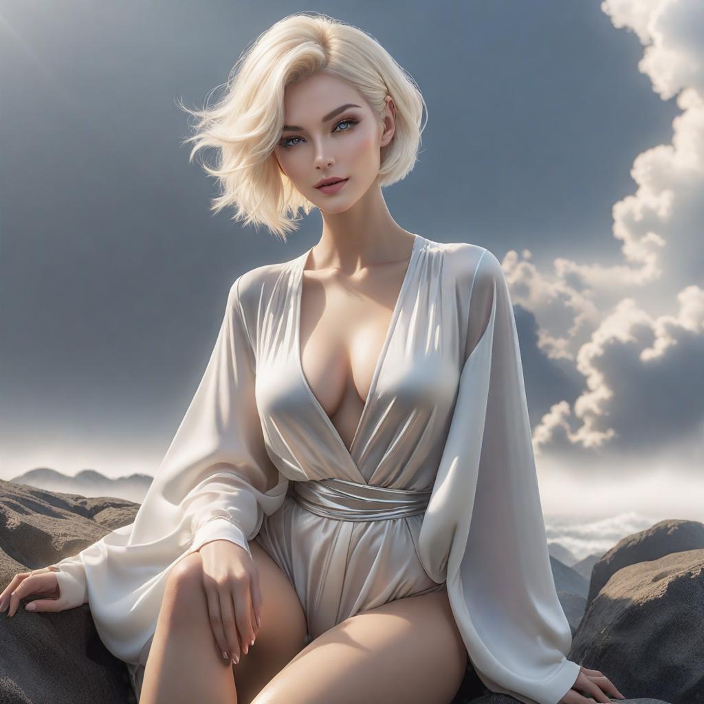  european , platinum blond, bare feet, flat , , young, open legs, small heght, , short hair, full , open , , ((realistic)) hyperrealistic, full body, detailed clothing, highly detailed, cinematic lighting, stunningly beautiful, intricate, sharp focus, f/1. 8, 85mm, (centered image composition), (professionally color graded), ((bright soft diffused light)), volumetric fog, trending on instagram, trending on tumblr, HDR 4K, 8K