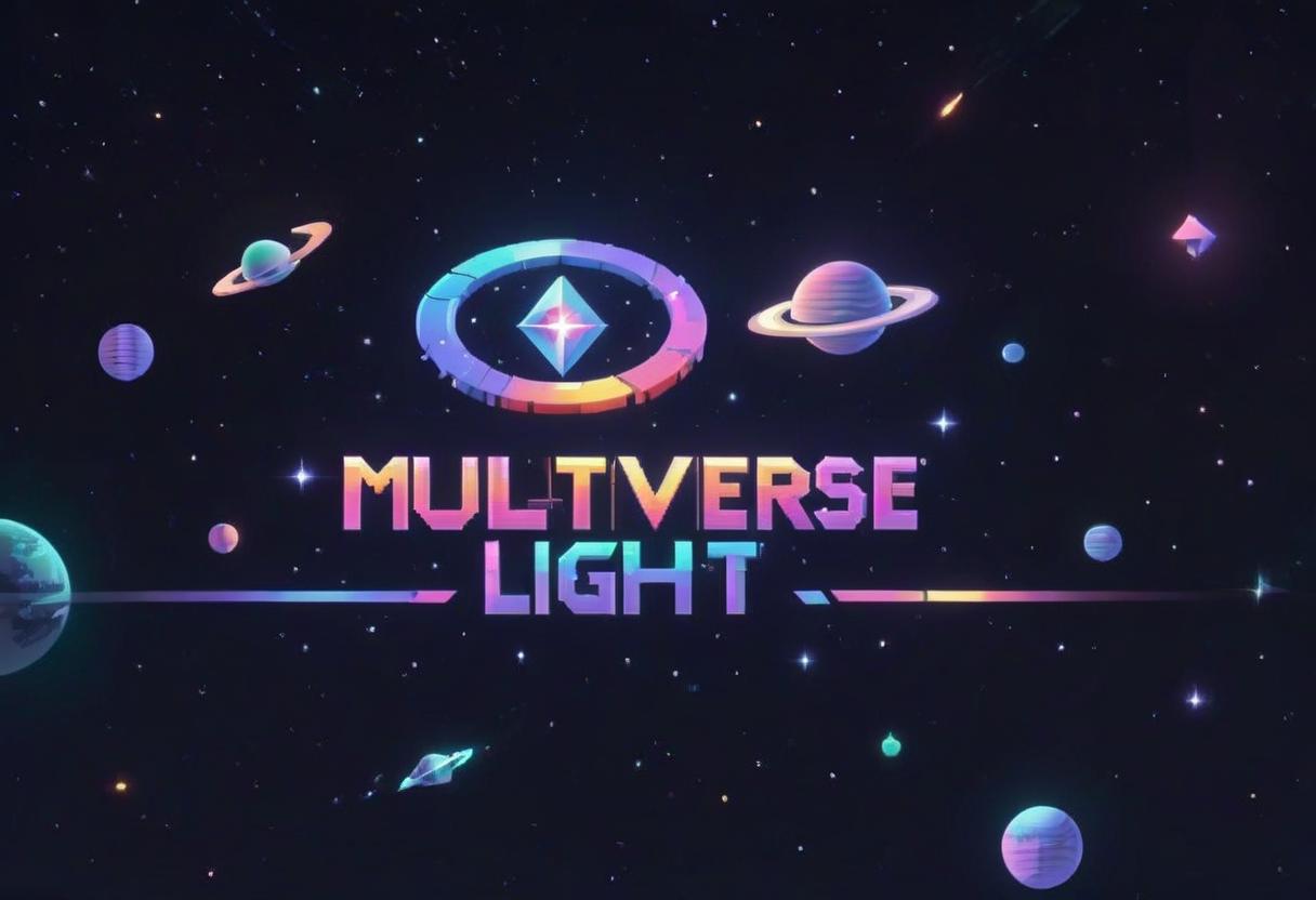  pixel art logo, "multiverse mod", fractured galaxy above the words, pixel art, colorful . low res, blocky, pixel art style, 8 bit graphics, logo hyperrealistic, full body, detailed clothing, highly detailed, cinematic lighting, stunningly beautiful, intricate, sharp focus, f/1. 8, 85mm, (centered image composition), (professionally color graded), ((bright soft diffused light)), volumetric fog, trending on instagram, trending on tumblr, HDR 4K, 8K