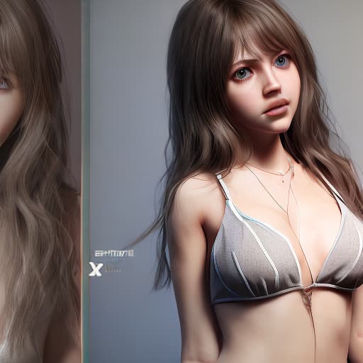 redshift style Mila Azul, full body, hyper realistic and detailed face, perfect body, perfect eyes and lips