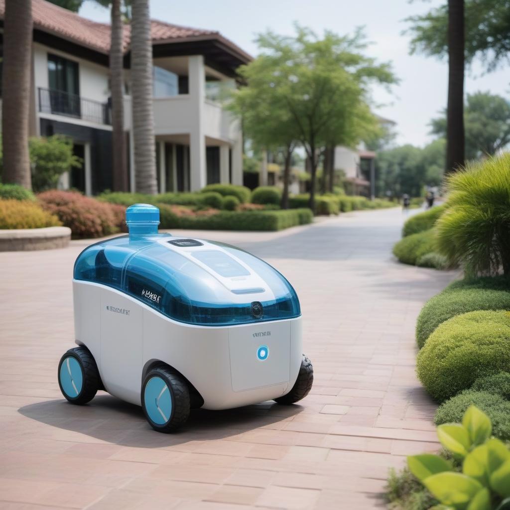  Bottled Water Delivery Robot