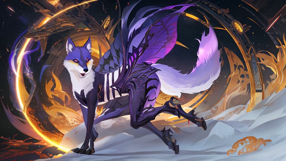  purple fox, animal, illustration, flat, vector, detailed. hyperrealistic, full body, detailed clothing, highly detailed, cinematic lighting, stunningly beautiful, intricate, sharp focus, f/1. 8, 85mm, (centered image composition), (professionally color graded), ((bright soft diffused light)), volumetric fog, trending on instagram, trending on tumblr, HDR 4K, 8K