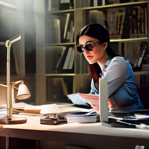  (Girl at a desk ), <lora:3DMM_V12:1>, 3D, highly detailed, 4k, high quality hyperrealistic, full body, detailed clothing, highly detailed, cinematic lighting, stunningly beautiful, intricate, sharp focus, f/1. 8, 85mm, (centered image composition), (professionally color graded), ((bright soft diffused light)), volumetric fog, trending on instagram, trending on tumblr, HDR 4K, 8K