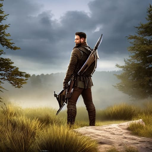  Funny Lone Wolf gameplay hyperrealistic, full body, detailed clothing, highly detailed, cinematic lighting, stunningly beautiful, intricate, sharp focus, f/1. 8, 85mm, (centered image composition), (professionally color graded), ((bright soft diffused light)), volumetric fog, trending on instagram, trending on tumblr, HDR 4K, 8K