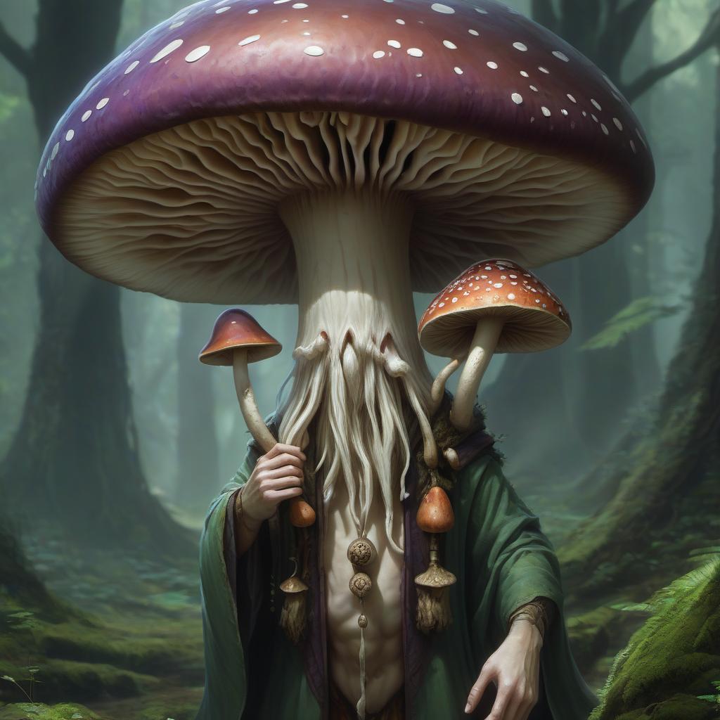  humanoid mushroom, druid, hkmagic