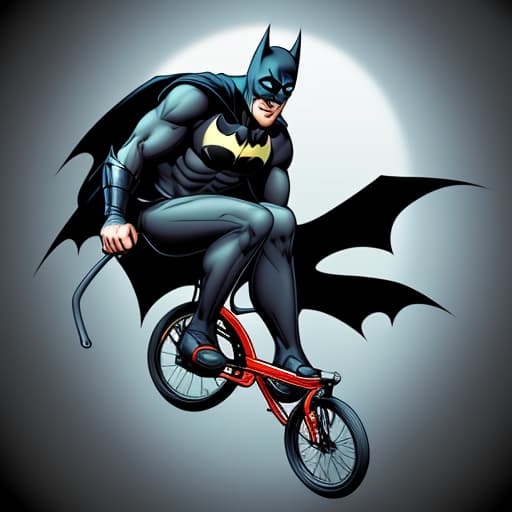  Batman on a unicycle