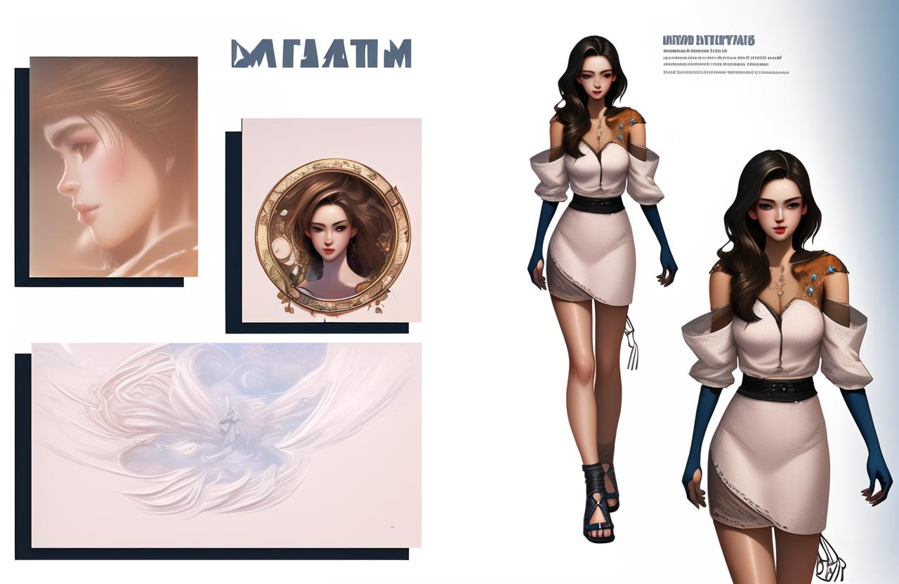  concept art fashion illustration,. digital artwork, illustrative, painterly, matte painting, highly detailed