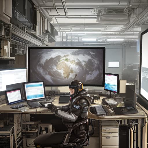  In a cute image, depict a programmer sitting at a desktop in front of a computer with the source code visible on the screen. The programmer is focused and works in a cozy office, surrounded by modern technological devices. The room should have dim lighting, creating an atmosphere of concentration and creative work., adventurous , wild , captivating , by David Yarrow, Nick Brandt, Art Wolfe, Paul Nicklen, Joel Sartore hyperrealistic, full body, detailed clothing, highly detailed, cinematic lighting, stunningly beautiful, intricate, sharp focus, f/1. 8, 85mm, (centered image composition), (professionally color graded), ((bright soft diffused light)), volumetric fog, trending on instagram, trending on tumblr, HDR 4K, 8K