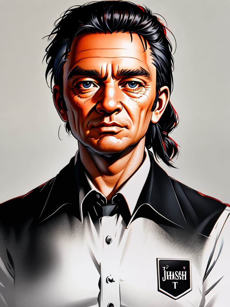  Johnny Cash Portrait