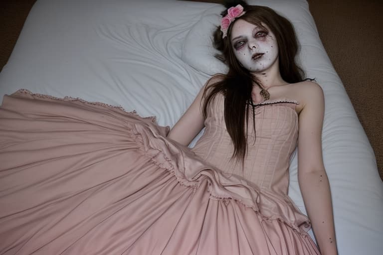  Dead girl wearing dress