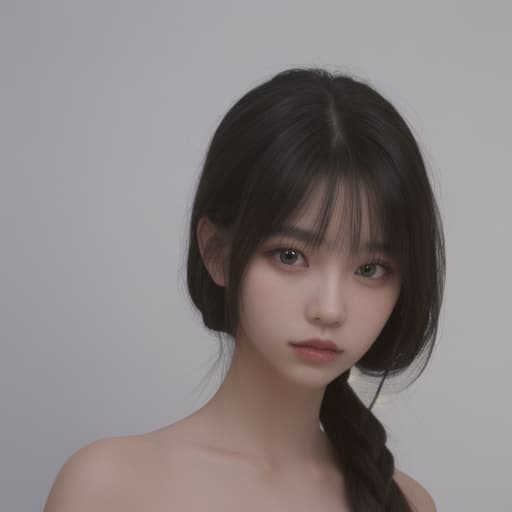  girl, best quality, solo, headshot, simple background