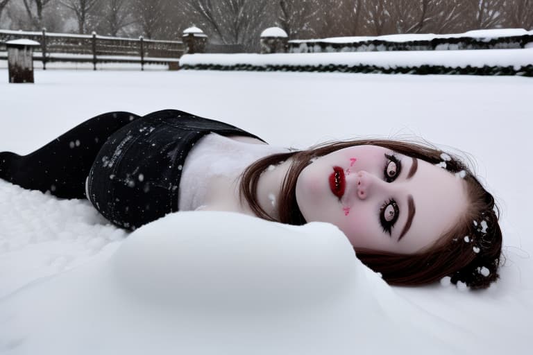  Dead girl in snow