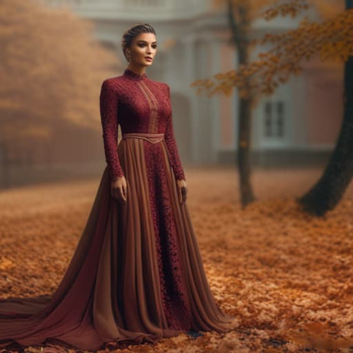  fantasia earthy autumn aesthetics hyperrealistic, full body, detailed clothing, highly detailed, cinematic lighting, stunningly beautiful, intricate, sharp focus, f/1. 8, 85mm, (centered image composition), (professionally color graded), ((bright soft diffused light)), volumetric fog, trending on instagram, trending on tumblr, HDR 4K, 8K