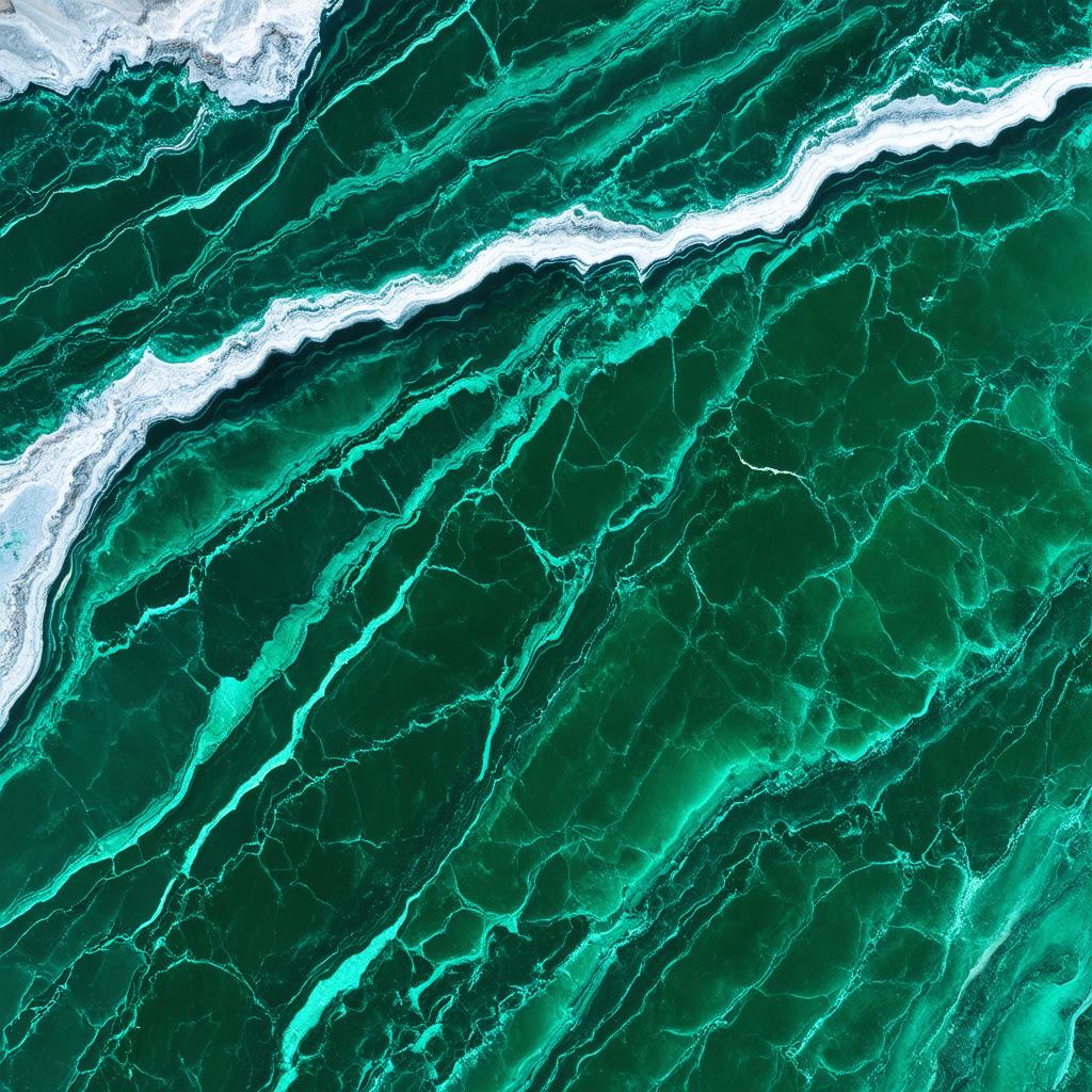  professional detailed photography, emerald marble texture, silver and white veins, wallpaper, background, (muted colors, dim colors, soothing tones), (vsco:0.3)