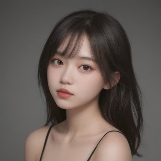  girl, best quality, solo, headshot, simple background