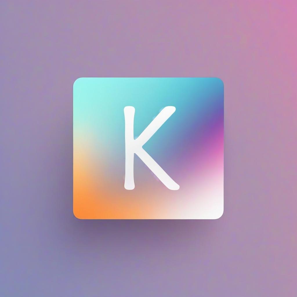  logo for the account on the form where the main sign is "£" in the form of a square gradient 2d logo