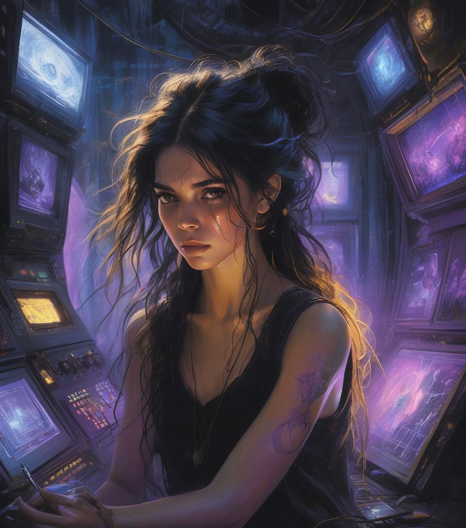  artwork, hyper realistic surreal and fantastic composition perfect and dynamic digital painting, portrait of anna sawai, messy hair, black light atmosphere, style jose royo, boris vallejo, carne griffiths, wadim kashin, harrison fisher, brian froud and jeremy mann, epic setting, black light show, varying styles of steadman, hanuka, klimt, bell, hobbie, newton, greg rutkowski, atmospheric, art station trend, artgerm, deviant art, octane, masterpiece, complex art, details intricate, matte painting movie poster, golden ratio, trending on cgsociety, incredibly detailed and incredibly beautiful