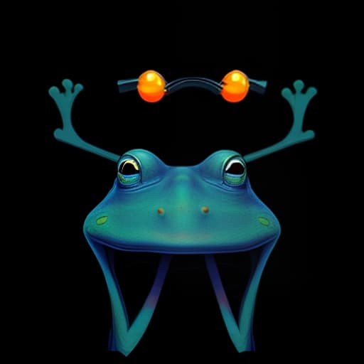 mdjrny-v4 style (a frog wearing blue jean), full body, ghibli style, anime, vibrant colors, hdr, enhance, ((plain black background)), masterpiece, highly detailed, 4k, hq, separate colors, bright colors