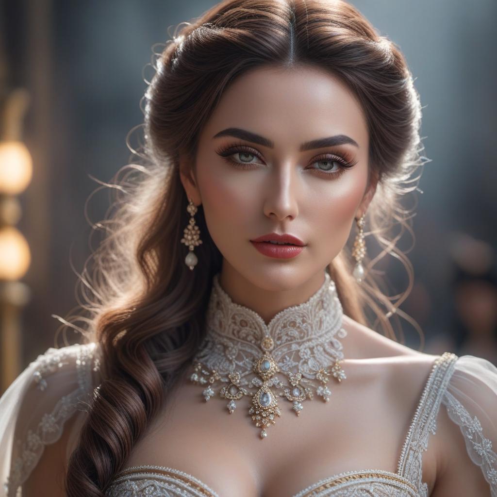  classical beauty hyperrealistic, full body, detailed clothing, highly detailed, cinematic lighting, stunningly beautiful, intricate, sharp focus, f/1. 8, 85mm, (centered image composition), (professionally color graded), ((bright soft diffused light)), volumetric fog, trending on instagram, trending on tumblr, HDR 4K, 8K