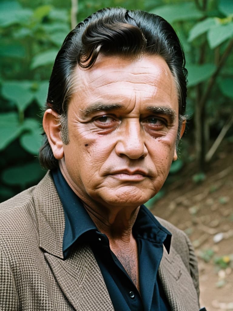  Young Johnny Cash Portrait