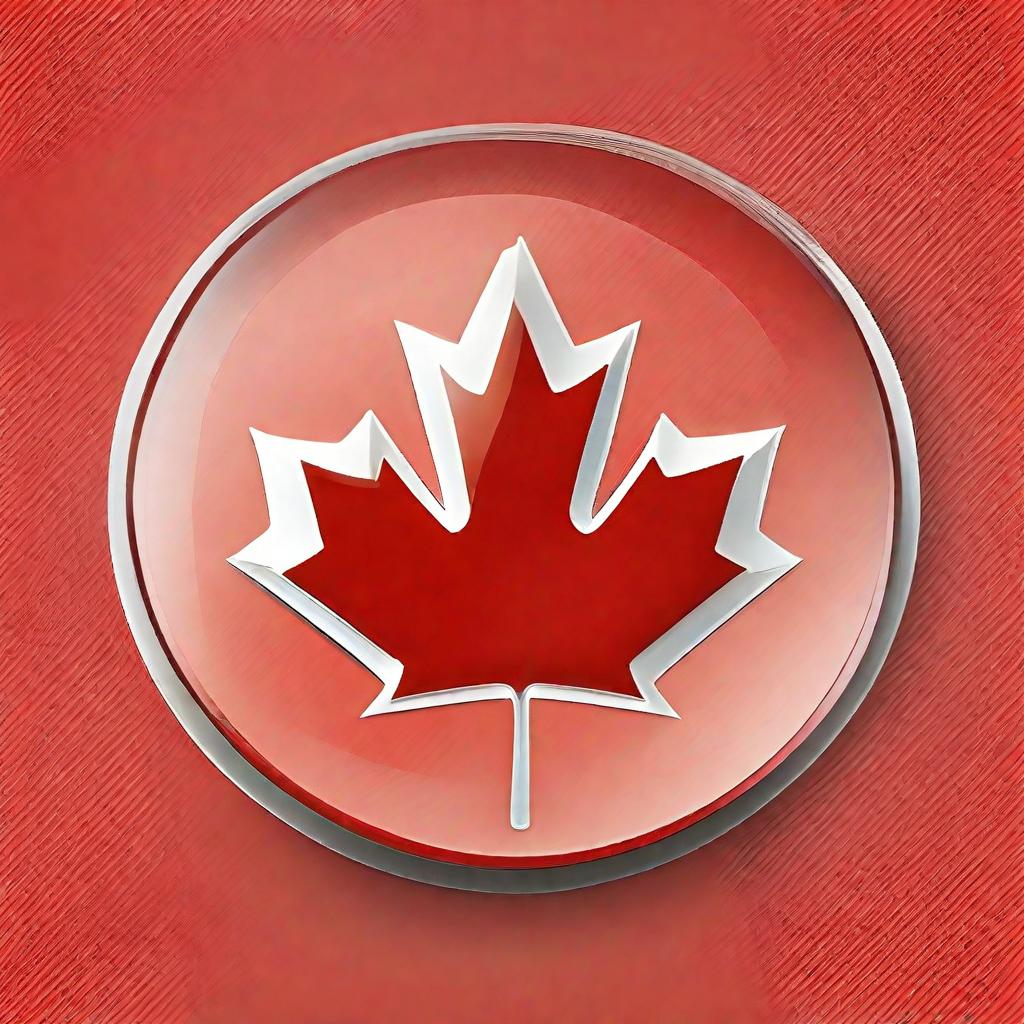  app icon of canada flag background