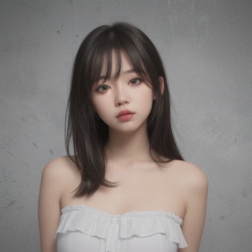  girl, best quality, solo, headshot, simple background