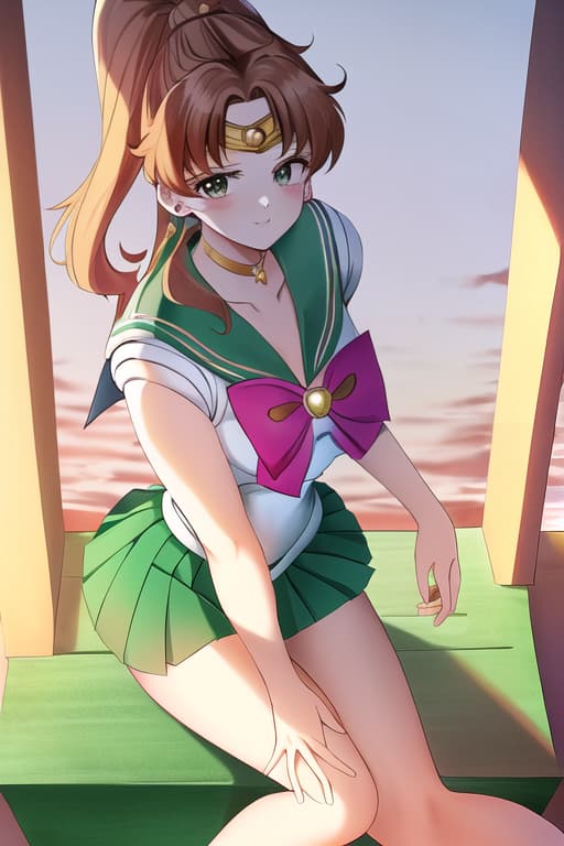  (sailor jupiter:1.3), (masterpiece), (highest quality), (intricate), (high detail)