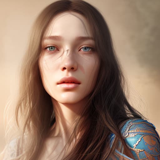  radiance, realistic, detailed, textured, skin, hair, eyes, by alex huguet, mike hill, ian spriggs, jaecheol park, marek denko