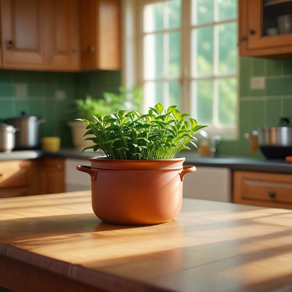  cinematic photo realistic photo. old and . kitchen table. rite. pot. . 35mm photograph, film, bokeh, professional, 4k, highly detailed, perfecteyes, film photography style