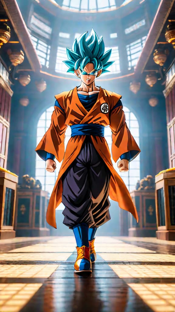  an anime image depicting characters training intensely in the hyperbolic time chamber with a "two days lifetime" rule in dragon ball. hyperrealistic, full body, detailed clothing, highly detailed, cinematic lighting, stunningly beautiful, intricate, sharp focus, f/1. 8, 85mm, (centered image composition), (professionally color graded), ((bright soft diffused light)), volumetric fog, trending on instagram, trending on tumblr, HDR 4K, 8K