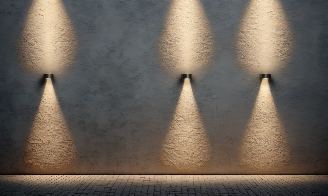  photorealistic photo of a wall with a craquelure effect. soft evening street lighting