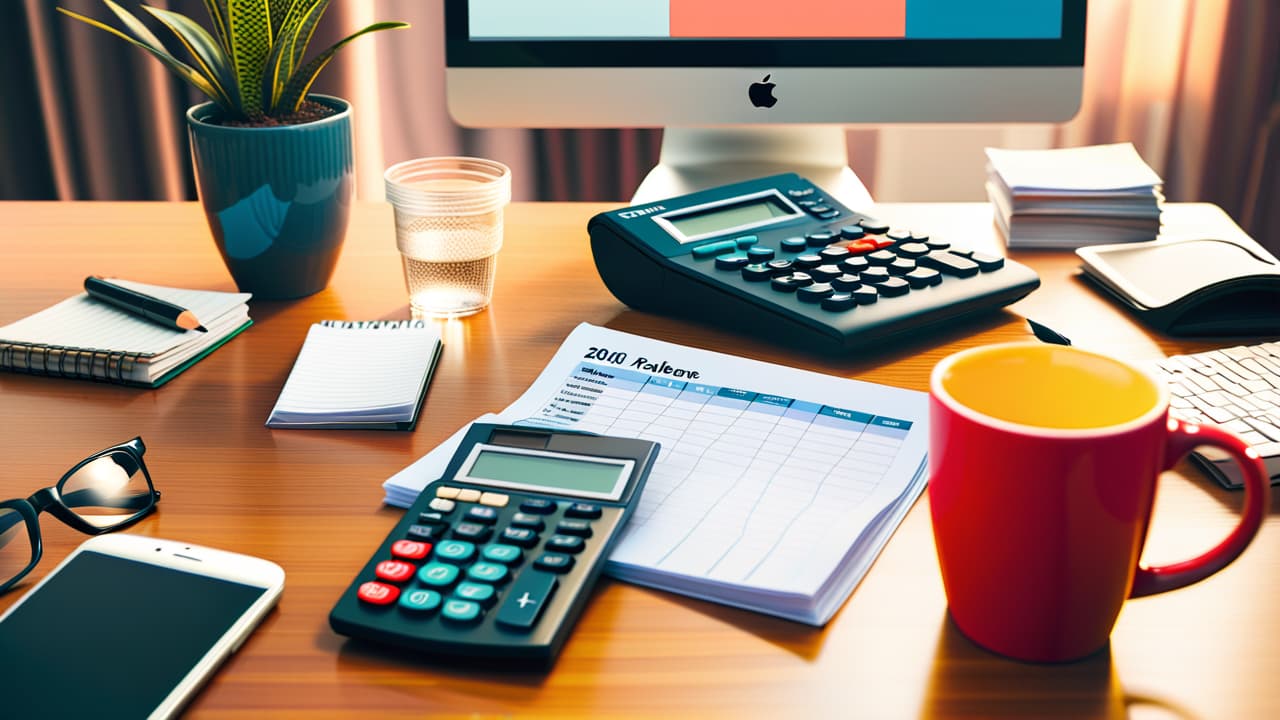  a split image showing a chaotic desk with bills and a calculator on one side, and a serene space with a budget planner and a glass of water on the other, symbolizing financial struggle versus clarity. hyperrealistic, full body, detailed clothing, highly detailed, cinematic lighting, stunningly beautiful, intricate, sharp focus, f/1. 8, 85mm, (centered image composition), (professionally color graded), ((bright soft diffused light)), volumetric fog, trending on instagram, trending on tumblr, HDR 4K, 8K