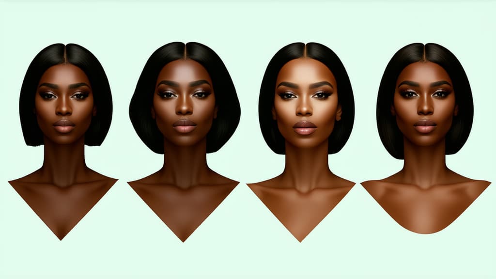  different beauty. set of different female heads on light background. different races and nationalities. ar 16:9, (natural skin texture), highly detailed face, depth of field, hyperrealism, soft light, muted colors