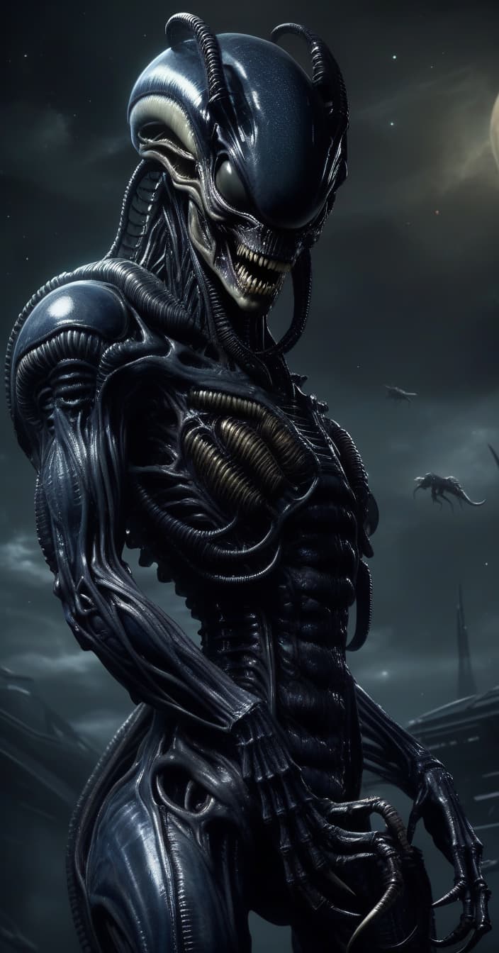  species, xenomorph, monster, space, realism, horror