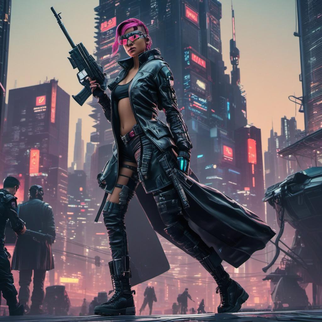  , cyberpunk style