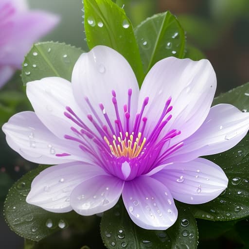  bellflower flower in dew drops, morning, nature, chinese style hyperrealistic, full body, detailed clothing, highly detailed, cinematic lighting, stunningly beautiful, intricate, sharp focus, f/1. 8, 85mm, (centered image composition), (professionally color graded), ((bright soft diffused light)), volumetric fog, trending on instagram, trending on tumblr, HDR 4K, 8K