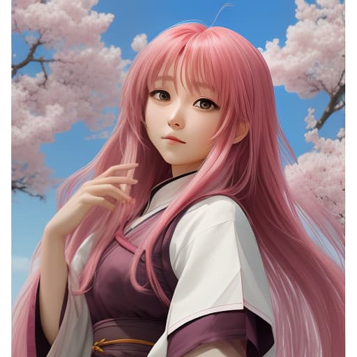  huruno sakura with long hair