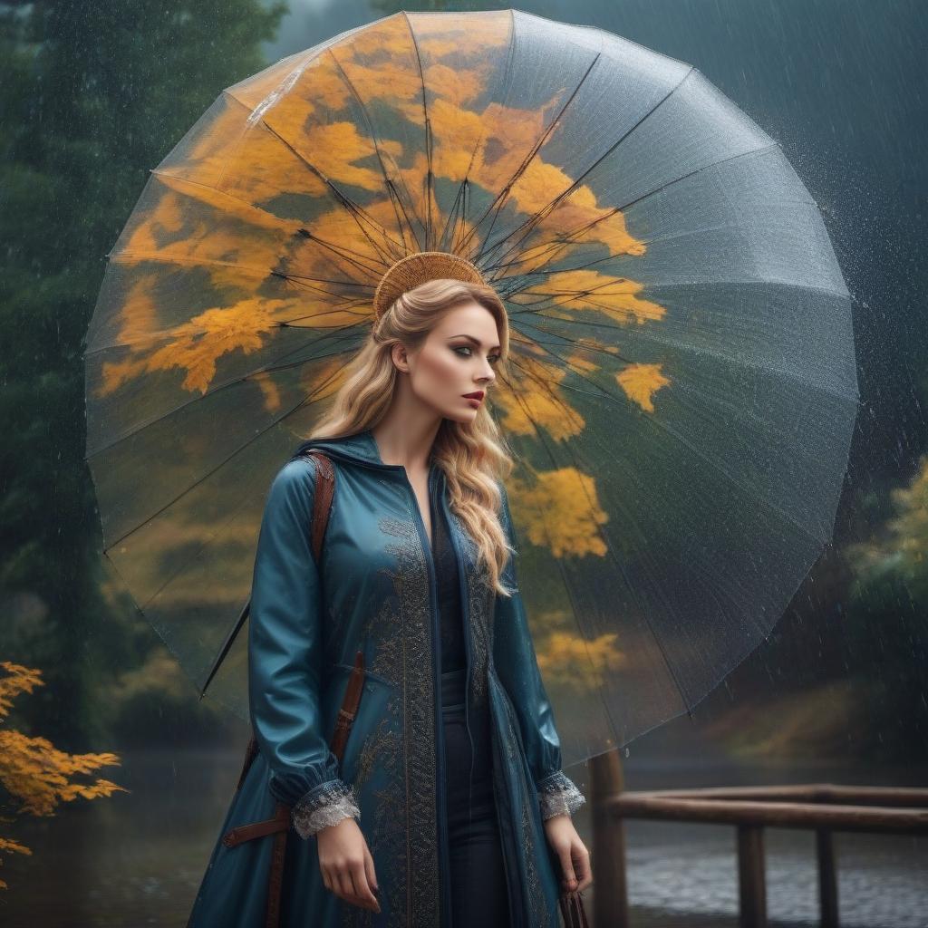  Beautiful deserted German landscape, beautiful architecture, cloudy sky, puddles, reflections, rain hyperrealistic, full body, detailed clothing, highly detailed, cinematic lighting, stunningly beautiful, intricate, sharp focus, f/1. 8, 85mm, (centered image composition), (professionally color graded), ((bright soft diffused light)), volumetric fog, trending on instagram, trending on tumblr, HDR 4K, 8K