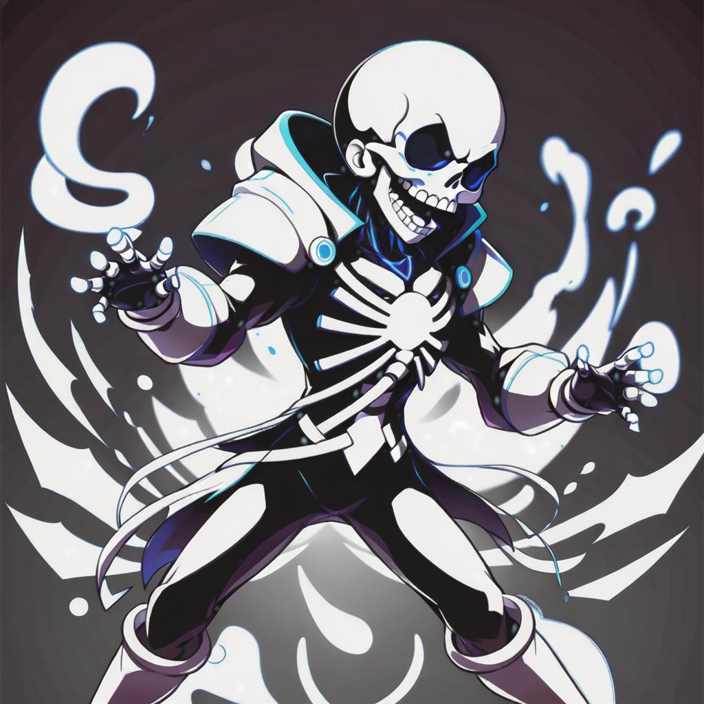  line art drawing undertake megalovania, battle stance, same nightmare. anime style . professional, sleek, modern, minimalist, graphic, line art, vector graphics