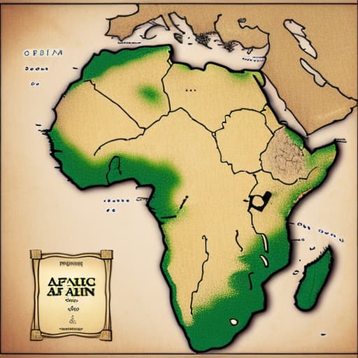  Show Africa map with words ‘AFROGRAIN’ written on it