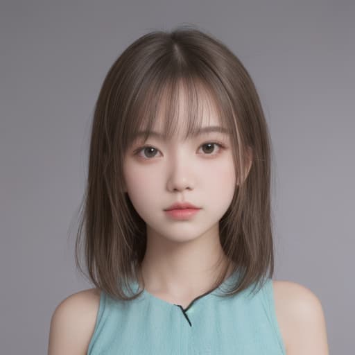  girl, best quality, solo, headshot, simple background