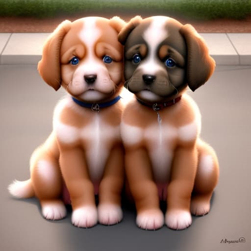  two puppies