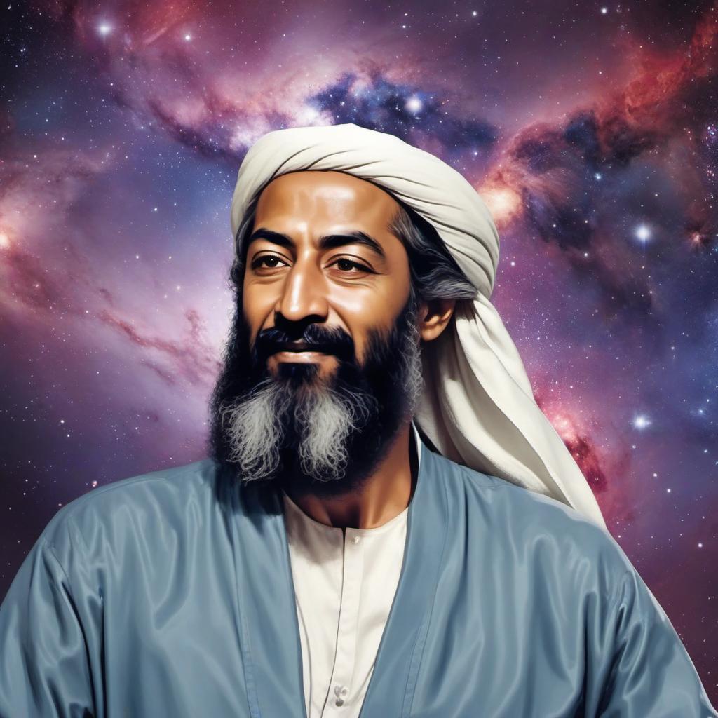  osama bin laden doing galaxy gas , profile image style