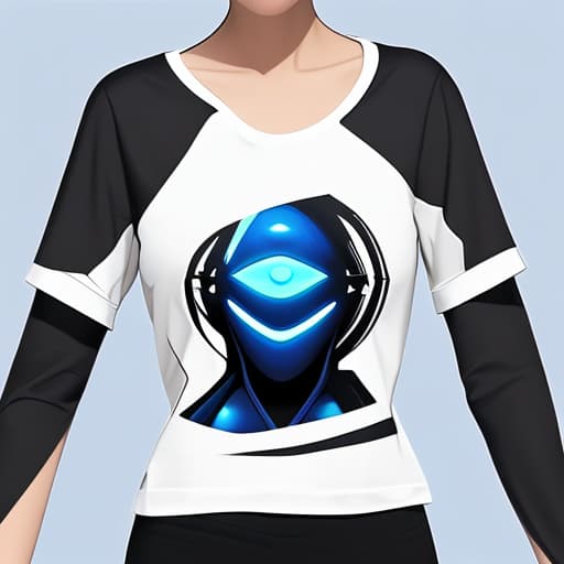  create a futuristic graphic tee design